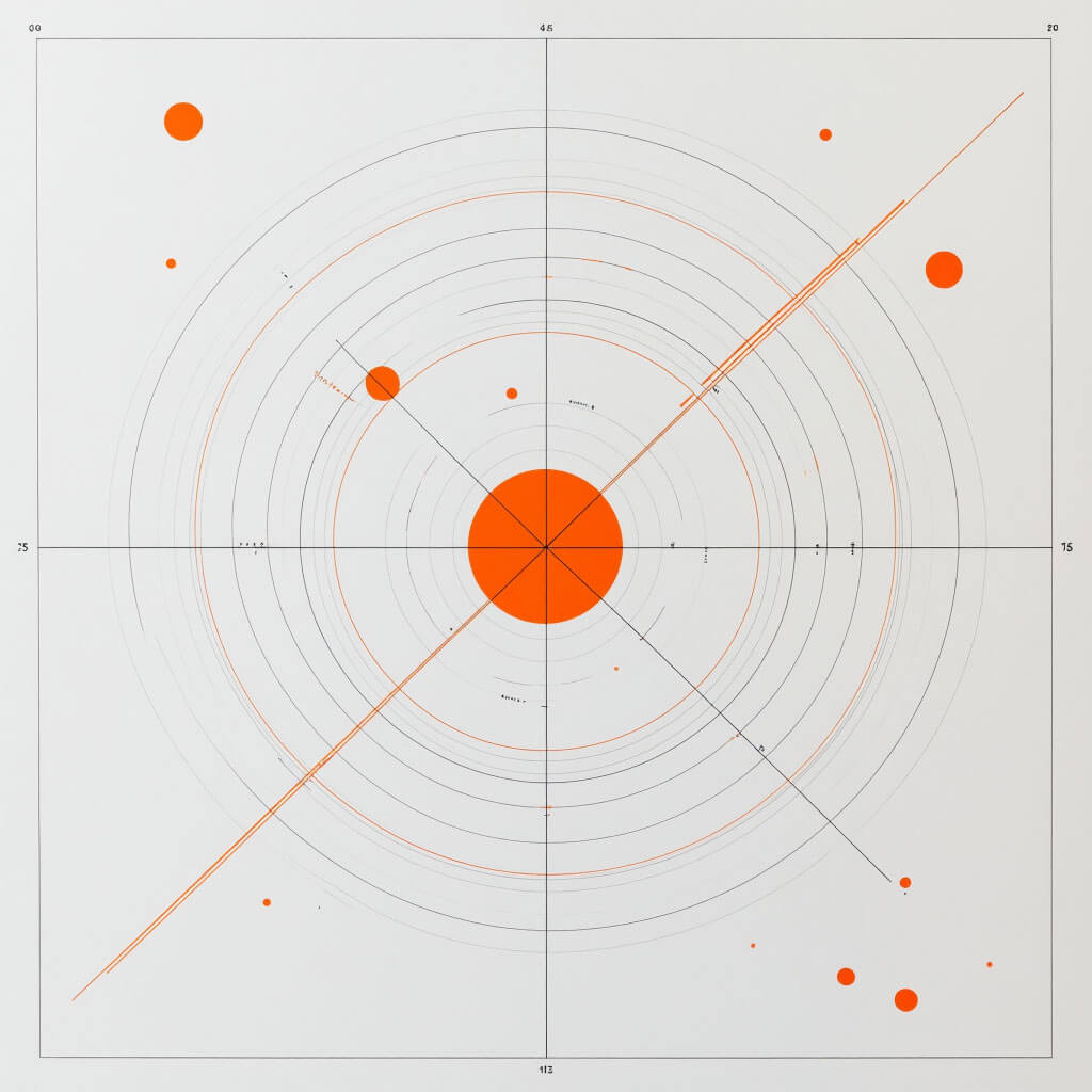Fragment van een planetaire analysegrafiek
